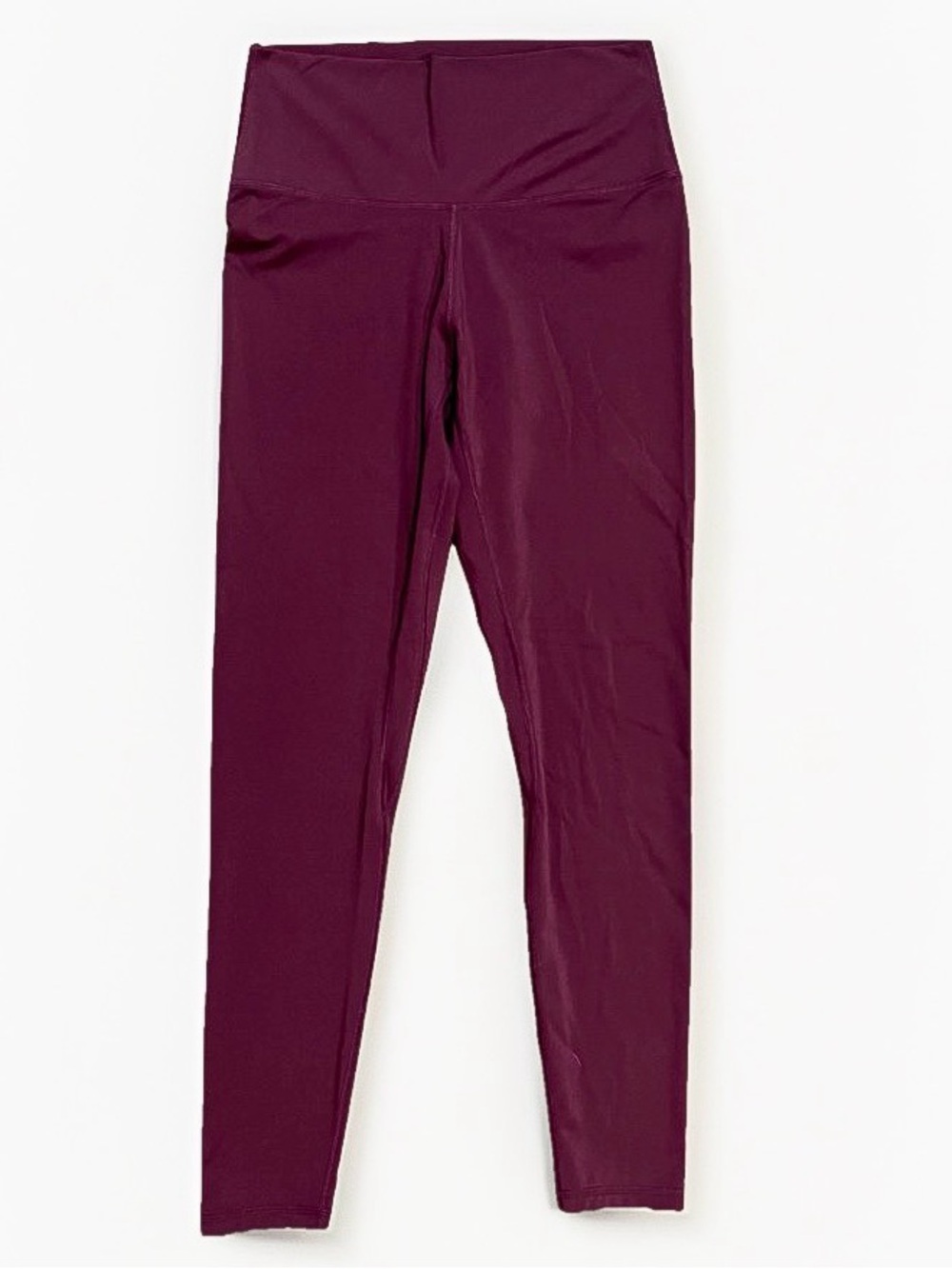 Colorful Koala Womens Active Ankle Leggings Mid Rise Maroon Size Large